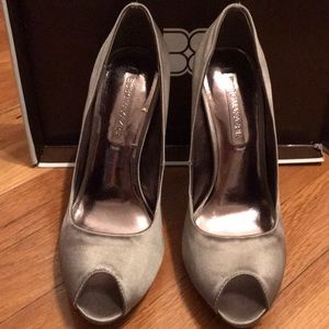 BCBG maxazria open toe pump